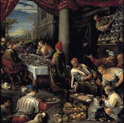 The Feast of Anthony and Cleopatra by Leandro da Ponte Bassano